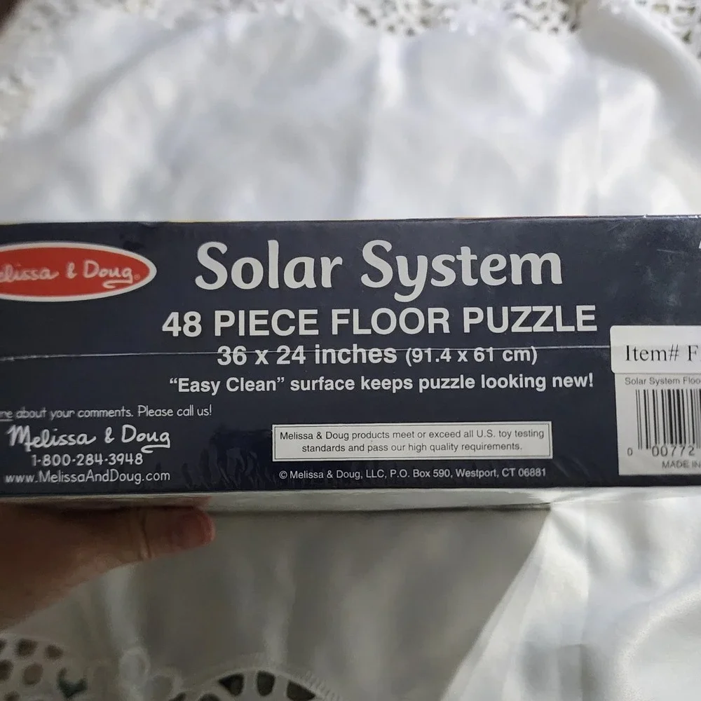 Melissa & Doug Solar System 48 Piece Floor Puzzle Space Planets 0413 NEW sealed